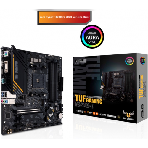 ASUS%20TUF%20GAMING%20B550M-E,%204xDDR4,%202x%20M.2,%20D-SUB,%20HDMI,%20DP,%20AM4%20Soket%20Anakart