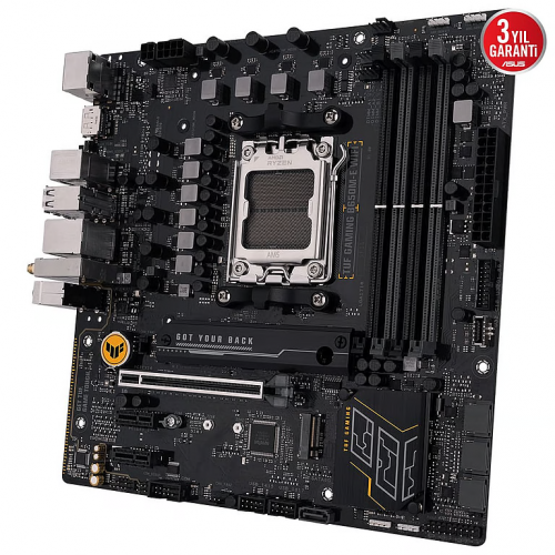 ASUS TUF GAMING B650-E WIFI, 4xDDR5, 3x M.2, HDMI, DP, Wi-Fi 6, Bluetooth v5.3, AMD Ryzen 7000 Serisi, AM5 Soket Anakart