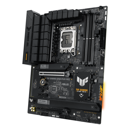 ASUS TUF GAMING B760-PLUS WIFI, 4xDDR5, 3x M.2, HDMI, DP, 2xType-C, Wi-Fi 6, Bluetooth v5.2, 12-13.Nesil, LGA1700 Soket, Gaming Anakart