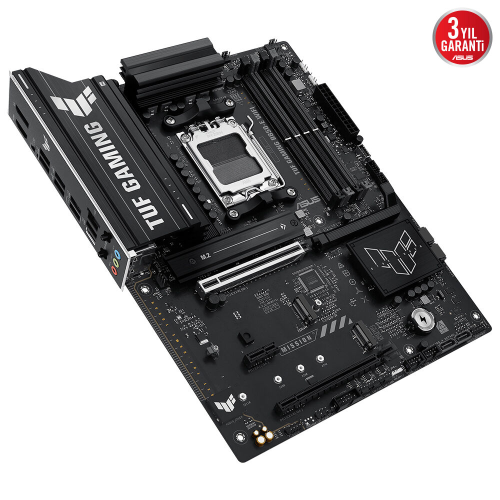 ASUS TUF GAMING B850-E WIFI, 4xDDR5, 3x M.2, HDMI, DP, Type-C, Wi-Fi 6E, Bluetooth v5.3, AM5 Soket GAMING Anakart