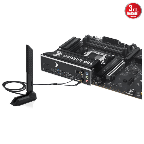 ASUS TUF GAMING B850-E WIFI, 4xDDR5, 3x M.2, HDMI, DP, Type-C, Wi-Fi 6E, Bluetooth v5.3, AM5 Soket GAMING Anakart