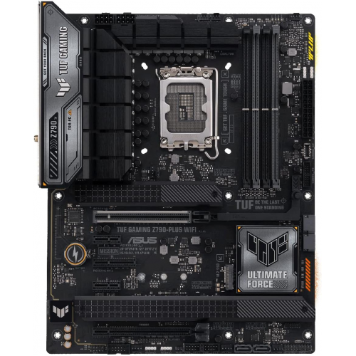 ASUS TUF GAMING Z790-PRO WIFI, 4xDDR5, 4x M.2, HDMI, DP, Type-C, Wi-Fi 6E, Bluetooth 5.3, 12-13.Nesil, LGA1700 Soket, ARGB Gaming Anakart