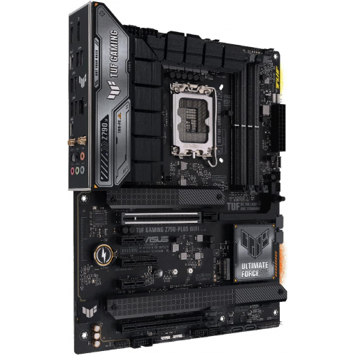 ASUS TUF GAMING Z790-PRO WIFI, 4xDDR5, 4x M.2, HDMI, DP, Type-C, Wi-Fi 6E, Bluetooth 5.3, 12-13.Nesil, LGA1700 Soket, ARGB Gaming Anakart