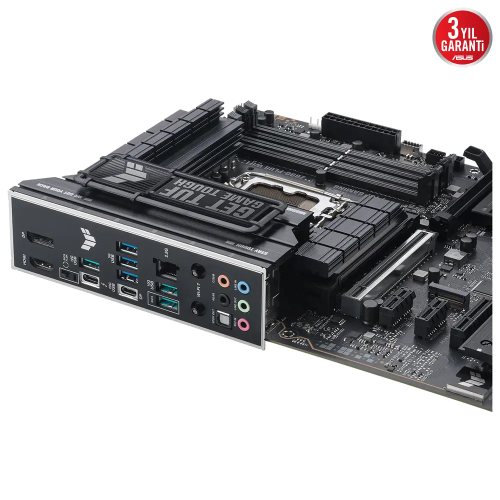 ASUS TUF GAMING Z890-PLUS WIFI, 9066MHz OC, 4xDDR5 4x M.2, HDMI, DP, Type-C, Wi-Fi 7, Bluetooth 5.4, Intel Core Ultra CPU(Seri 2), LGA1851 Soket, Gaming Anakart