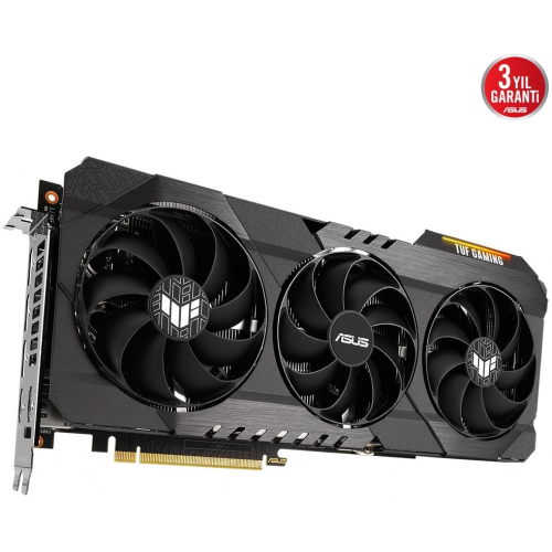 ASUS TUF-RTX3060TI-O8GD6X-GAMING, 8Gb, GDDR6X, 256Bit, 2xHDMI, 3xDP GAMING Ekran Kartı