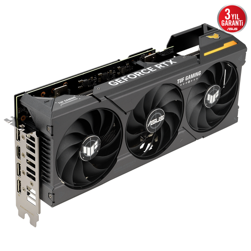 ASUS TUF-RTX4070S-O12G-GAMING, SUPER, 12Gb, 192Bit, GDDR6X, 1xHDMI, 3xDP GAMING Ekran Kartı