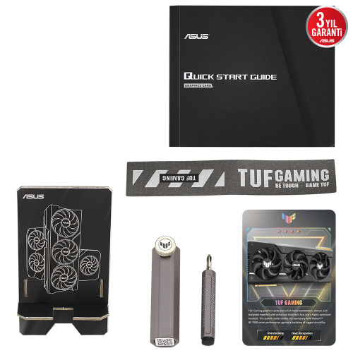 ASUS TUF-RX7900XT-O20G-GAMING, 20Gb, 320Bit, GDDR6, 1xHDMI, 3xDP GAMING Ekran Kartı
