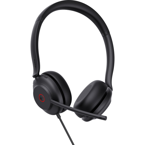 YEALINK UH35, Kablolu, Teams Uyumlu, USB-A, USB-C, 3,5mm Stereo Hoparlör ve Dinamik EQ, Çift Taraflı, Gürültü Engelleyici, Çağrı Merkezi, Ofis, Toplantı, Mikrofonlu Kulaklık