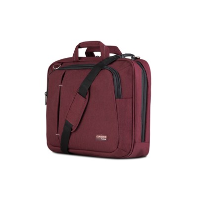 Classone UL165 WTXpro Su Geçirmez Kumaş Ultrabook Serisi 13.3 - 15,6 inch uyumlu Notebook El Çantası- Bordo