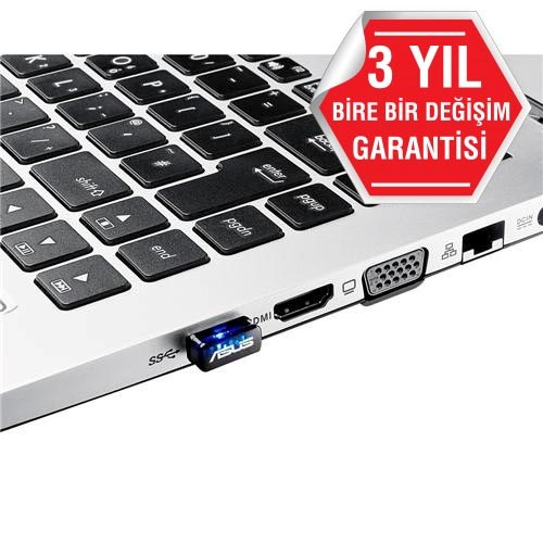 ASUS USB-N10 NANO, 150Mbps, 2.4GHz, USB2.0, WIRELESS ETHERNET