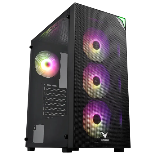 VENTO VG4200S, 850W, 80 Plus, Siyah, Temperli Cam, RGB, ATX, Tower, GAMING KASA