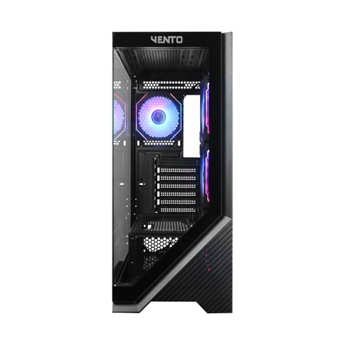 VENTO VG4202FLA, 850W, 80 Plus Siyah,  Temperli Cam, RGB, Mesh, ATX, Akvaryum Tipi, GAMING KASA