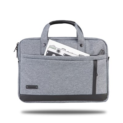 Classone VP1004 Ravenna Serisi WTXpro Su Geçirmez Kumaş 14 inch  El Çantası-Gri