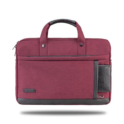 Classone VP1505 Ravenna Serisi WTXpro Su Geçirmez Kumaş 15.6 inch  El Çantası-Bordo