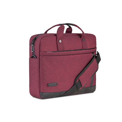 Classone VP1505 Ravenna Serisi WTXpro Su Geçirmez Kumaş 15.6 inch  El Çantası-Bordo