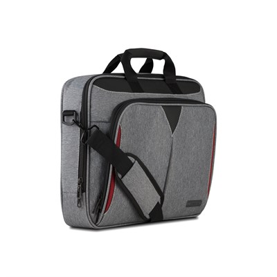 Classone VP3404 Taranto Serisi 14 inch WTXpro Su Geçirmez Kumaş Laptop El Çantası -Gri