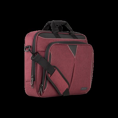 Classone VP3405 Taranto Serisi 14 inch WTXpro Su Geçirmez Kumaş Laptop El Çantası -Bordo