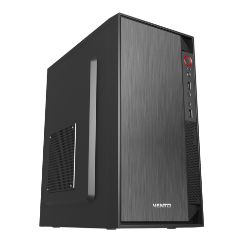 VENTO VS119S, 300W, Siyah, Micro ATX, Tower, Kurumsal, KASA