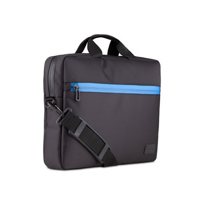 Classone W-TX10 Serisi WTXpro Su Geçirmez Kumaş, Su Geçirmez Fermuar W-TX10FM 15.6 inch Uyumlu Macbook, Notebook, Laptop, Tablet Taşıma Çantası-Siyah/Mavi