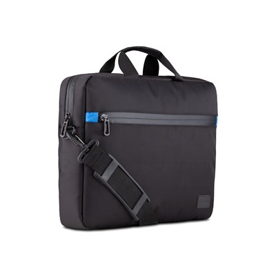 Classone W-TX10 Serisi WTXpro Su Geçirmez Kumaş, Su Geçirmez Fermuar W-TX10M 15.6 inch Uyumlu Macbook, Notebook, Laptop, Tablet Taşıma Çantası-Siyah/Mavi
