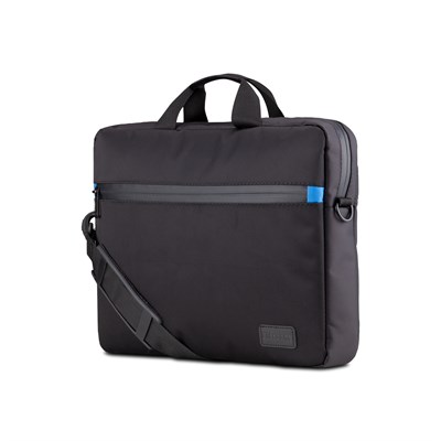 Classone W-TX10 Serisi WTXpro Su Geçirmez Kumaş, Su Geçirmez Fermuar W-TX10M 15.6 inch Uyumlu Macbook, Notebook, Laptop, Tablet Taşıma Çantası-Siyah/Mavi