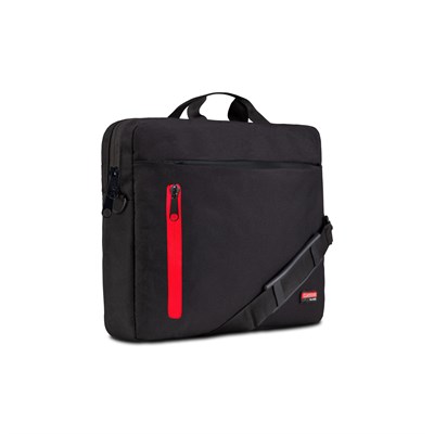 Classone W-TX40 W-TXpro Workout Serisi WTXpro Su Geçirmez Kumaş,  Su Geçirmez Fermuar, 15.6 inch Uyumlu Macbook,Notebook, Laptop, Tablet Taşıma Çantası-Siyah