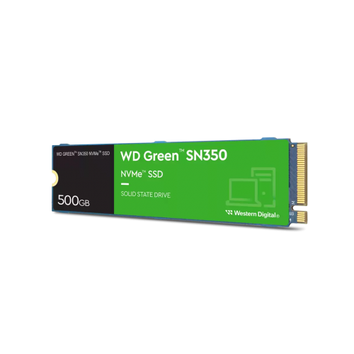 WD Green SN350, WDS500G2G0C, 500GB, 2400/1500, Gen3, NVMe PCIe M.2 2280, SSD