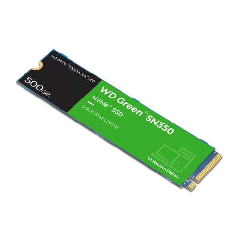 WD Green SN350, WDS500G2G0C, 500GB, 2400/1500, Gen3, NVMe PCIe M.2 2280, SSD