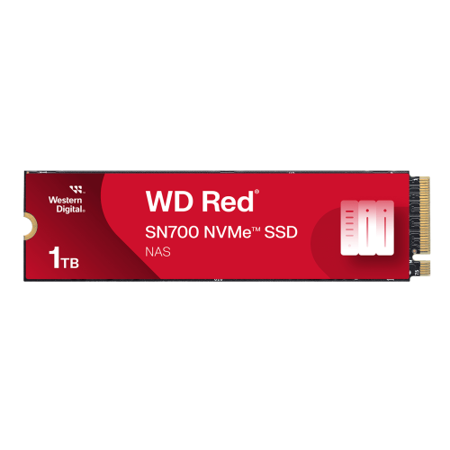 WD Red SN700, WDS100T1R0C, 1TB, 3430/3000, SERVER ve NAS için Enterprise, Gen3, NVMe PCIe M.2 2280,  SSD