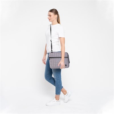 Classone Monza VIP Serisi,13-14 inch Uyumlu WSM146 WTXpro Su Geçirmez Kumaş, Su Geçirmez Fermuar Macbook,Macbook Air Laptop , Notebook Çantası- Spesical Gri