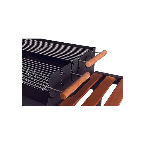 Tarrington House XZ6046T, Gouette Trolley, Kömürlü, Açık Mangal Barbekü, Çift Izgaralı, Tekerlekli, İkili Servis Raflı