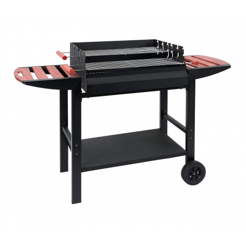 Tarrington House XZ6046T, Gouette Trolley, Kömürlü, Açık Mangal Barbekü, Çift Izgaralı, Tekerlekli, İkili Servis Raflı